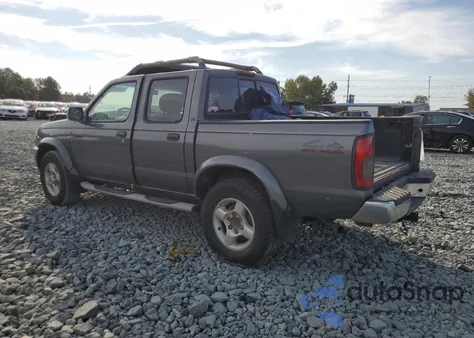 2000 Nissan Frontier Crew Cab Xe из США, поврежденный, VIN 1N6ED27Y2YC388499
